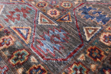 Turkmen Ersari Hand Knotted Wool Rug - 5' 2" X 6' 8" - Golden Nile