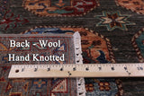Turkmen Ersari Hand Knotted Wool Rug - 5' 2" X 6' 8" - Golden Nile