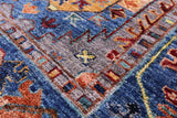 Turkmen Ersari Handmade Wool Rug - 4' 11" X 6' 11" - Golden Nile