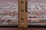 Tribal Persian Gabbeh Hand Knotted Wool Rug - 4' 0" X 5' 7" - Golden Nile