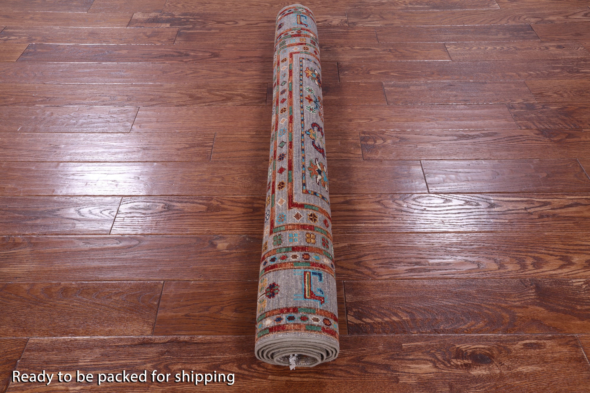 Tribal Persian Gabbeh Hand Knotted Wool Rug - 4' 0" X 5' 7" - Golden Nile