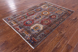 Turkmen Ersari Hand Knotted Wool Rug - 4' 2" X 5' 10" - Golden Nile