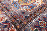 Turkmen Ersari Hand Knotted Wool Rug - 4' 2" X 5' 10" - Golden Nile