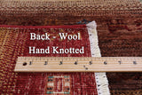 Tribal Persian Gabbeh Hand Knotted Wool Runner Rug - 2' 9" X 9' 5" - Golden Nile