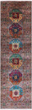 Turkmen Ersari Hand Knotted Wool Runner Rug - 2' 9" X 9' 3" - Golden Nile