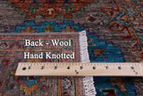Turkmen Ersari Hand Knotted Wool Runner Rug - 2' 9" X 9' 0" - Golden Nile