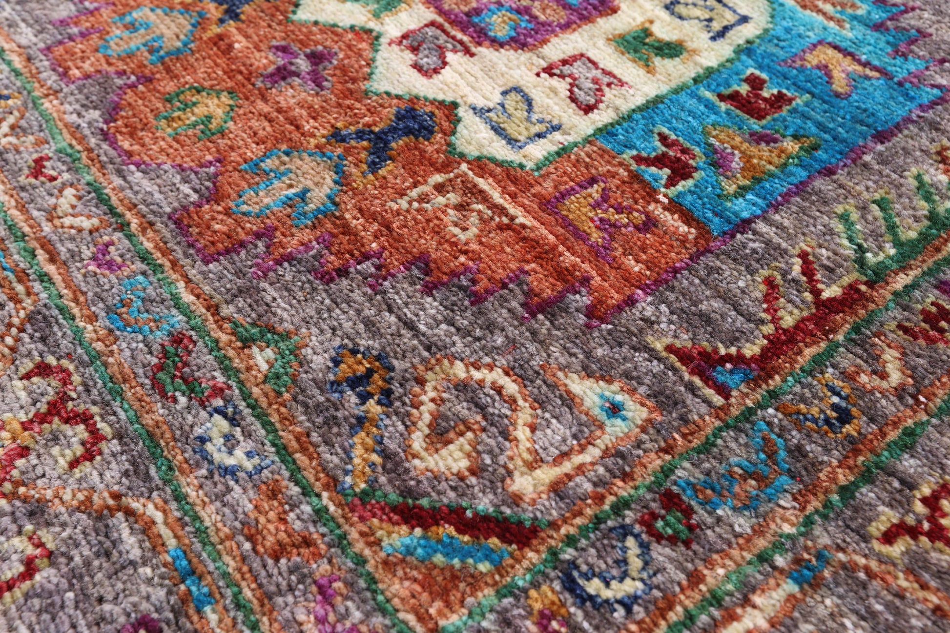 Turkmen Ersari Hand Knotted Wool Runner Rug - 2' 9" X 8' 11" - Golden Nile