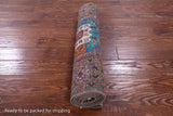 Turkmen Ersari Hand Knotted Wool Runner Rug - 2' 9" X 8' 11" - Golden Nile