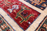 Tribal Persian Gabbeh Handmade Wool Runner Rug - 2' 8" X 8' 10" - Golden Nile