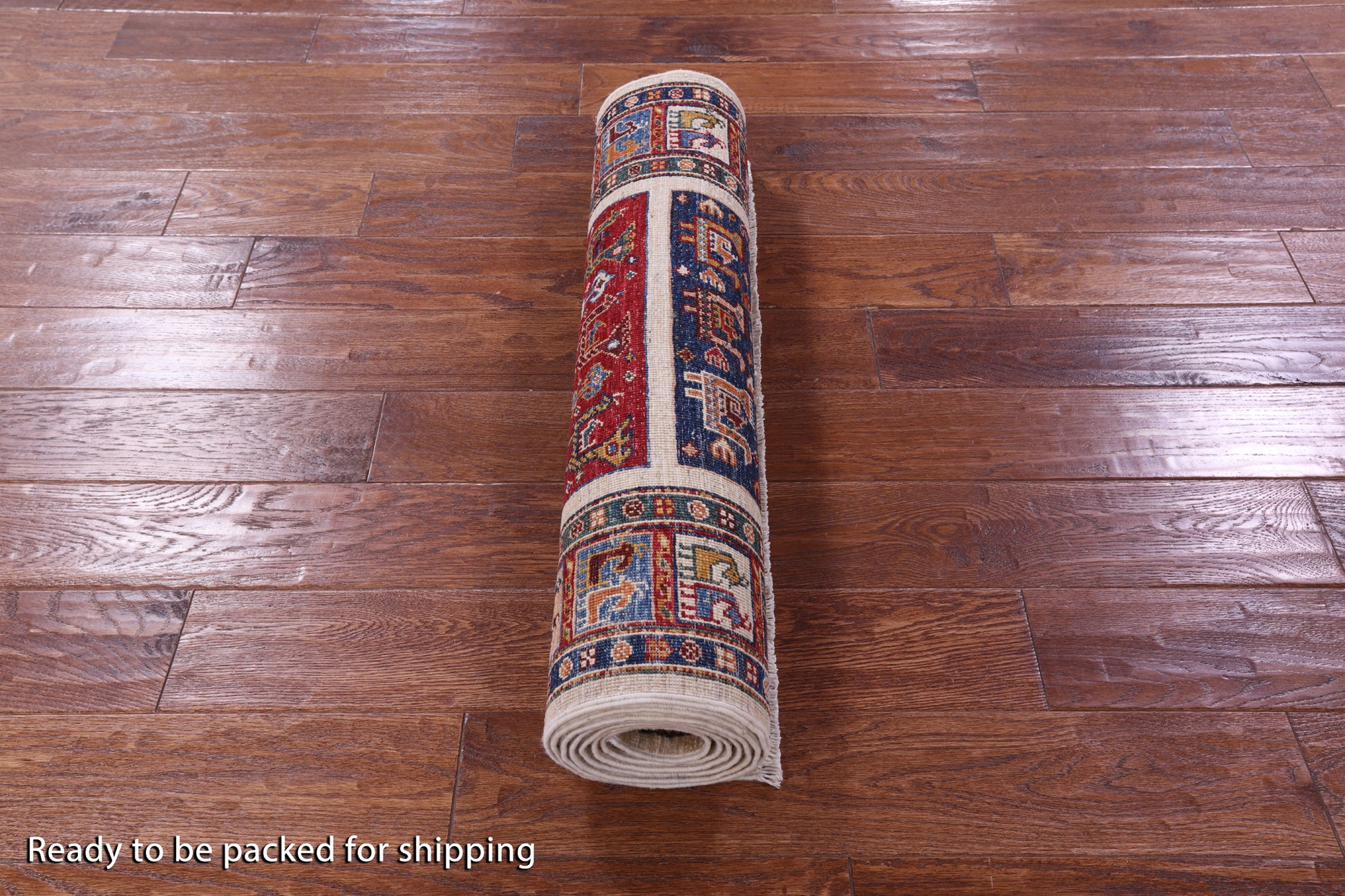 Tribal Persian Gabbeh Handmade Wool Runner Rug - 2' 8" X 8' 10" - Golden Nile