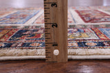 Tribal Persian Gabbeh Hand Knotted Wool Rug - 2' 7" X 8' 9" - Golden Nile