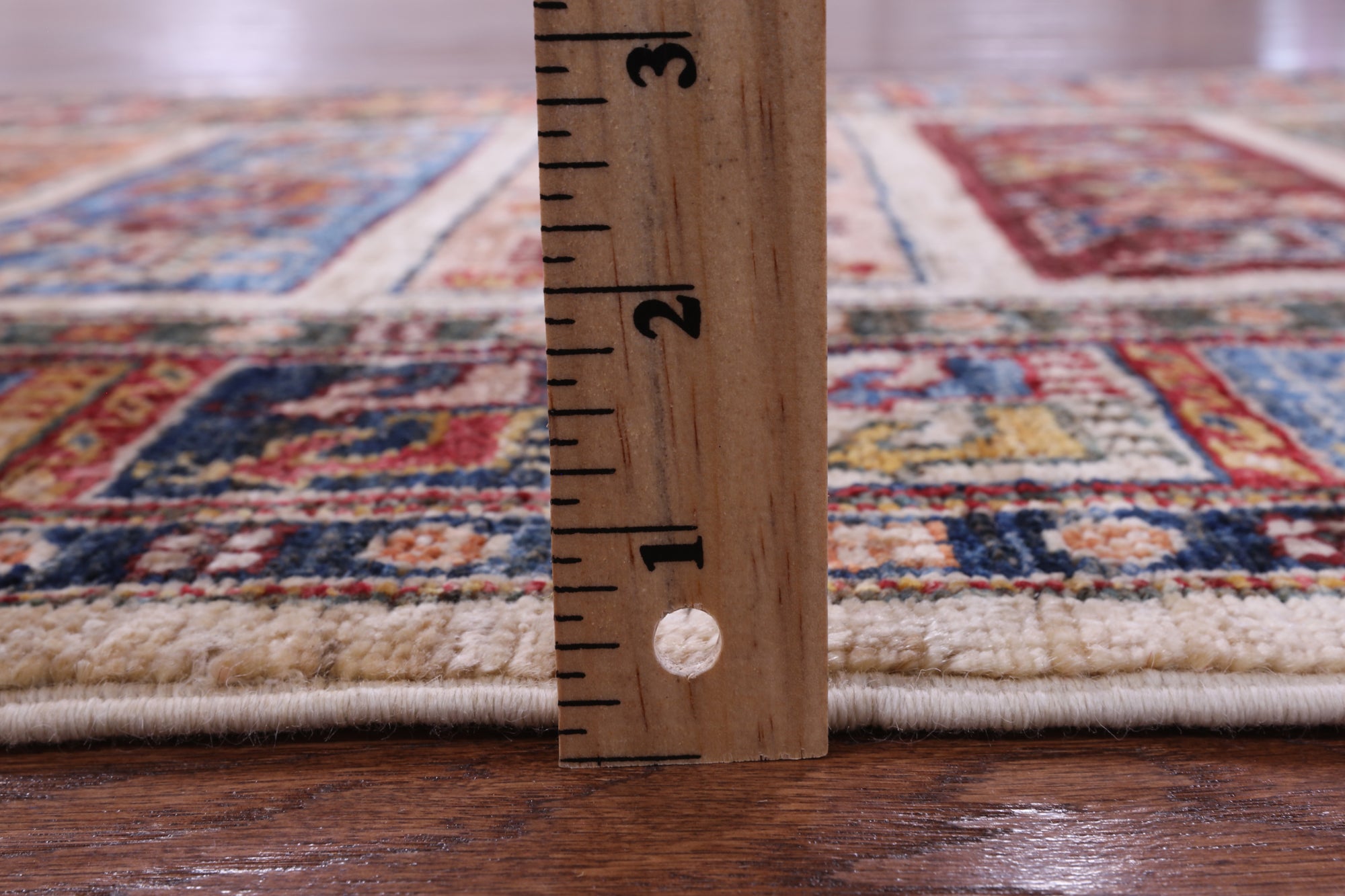 Tribal Persian Gabbeh Hand Knotted Wool Rug - 2' 7" X 8' 9" - Golden Nile