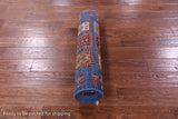 Blue Garden Design Persian Hand Knotted Wool Runner Rug - 2' 7" X 9' 2" - Golden Nile