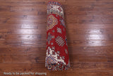 Red Super Kazak Hand Knotted Wool Rug - 8' 10" X 11' 10" - Golden Nile