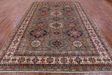 Super Kazak Hand Knotted Wool Rug - 9' 3" X 11' 11" - Golden Nile