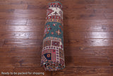 Green Super Kazak Hand Knotted Wool Rug - 6' 6" X 9' 7" - Golden Nile