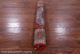 Red Super Kazak Handmade Wool Rug - 3' 11" X 6' 2" - Golden Nile