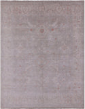Grey Turkish Oushak Handmade Wool Rug - 8' 2" X 9' 10" - Golden Nile