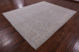 Grey Turkish Oushak Handmade Wool Rug - 8' 2" X 9' 10" - Golden Nile