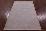 Turkish Oushak Hand Knotted Wool Rug - 4' 1" X 6' 3" - Golden Nile