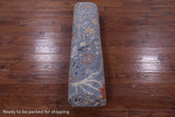 Blue Exotic Birds Persian Hand Knotted Wool Rug - 9' 1" X 12' 0" - Golden Nile