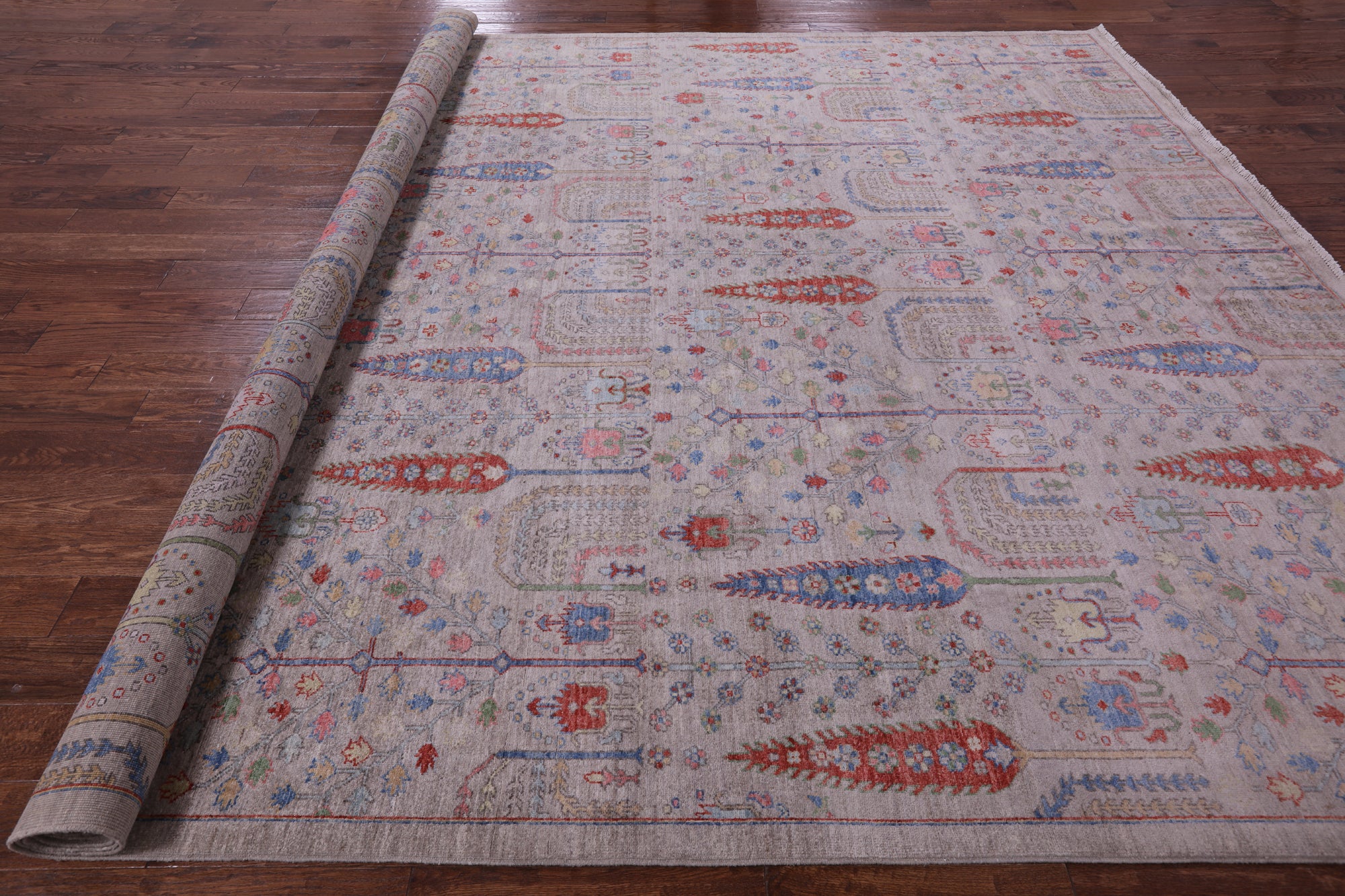 Persian Ziegler Hand Knotted Wool Rug - 10' 0" X 14' 1" - Golden Nile