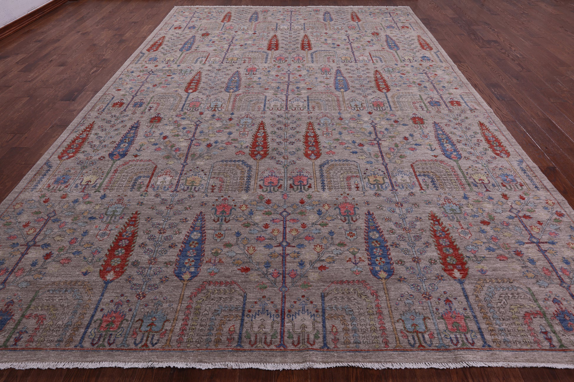 Persian Ziegler Hand Knotted Wool Rug - 10' 0" X 14' 1" - Golden Nile