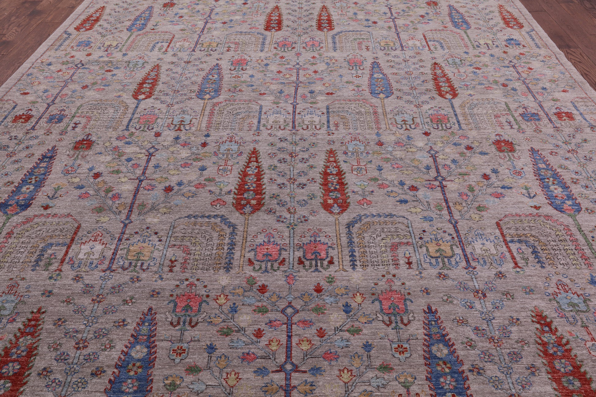 Persian Ziegler Hand Knotted Wool Rug - 10' 0" X 14' 1" - Golden Nile
