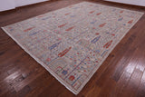 Persian Ziegler Hand Knotted Wool Rug - 10' 0" X 14' 1" - Golden Nile