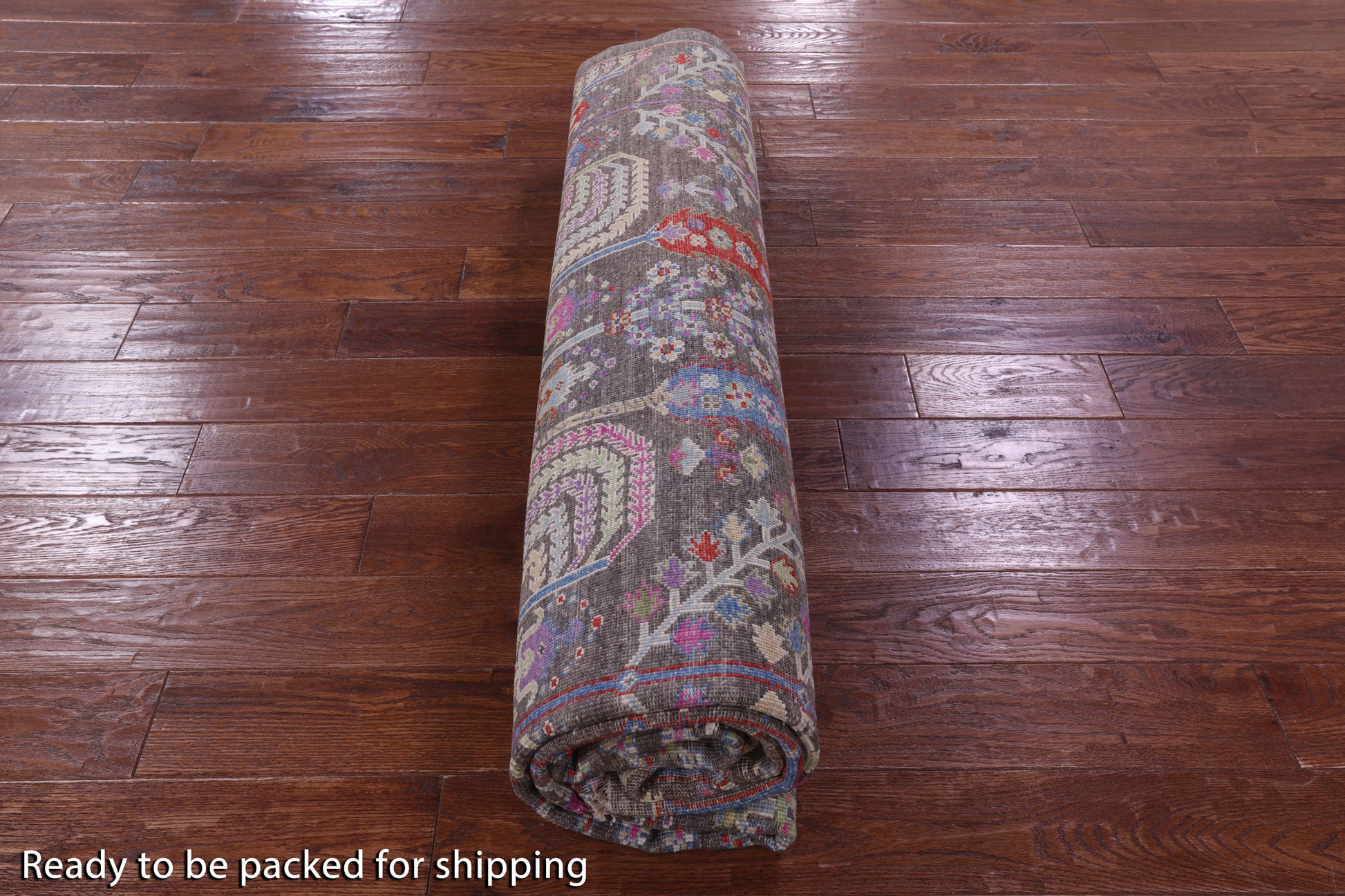 Persian Ziegler Hand Knotted Wool Rug - 8' 2" X 9' 9" - Golden Nile