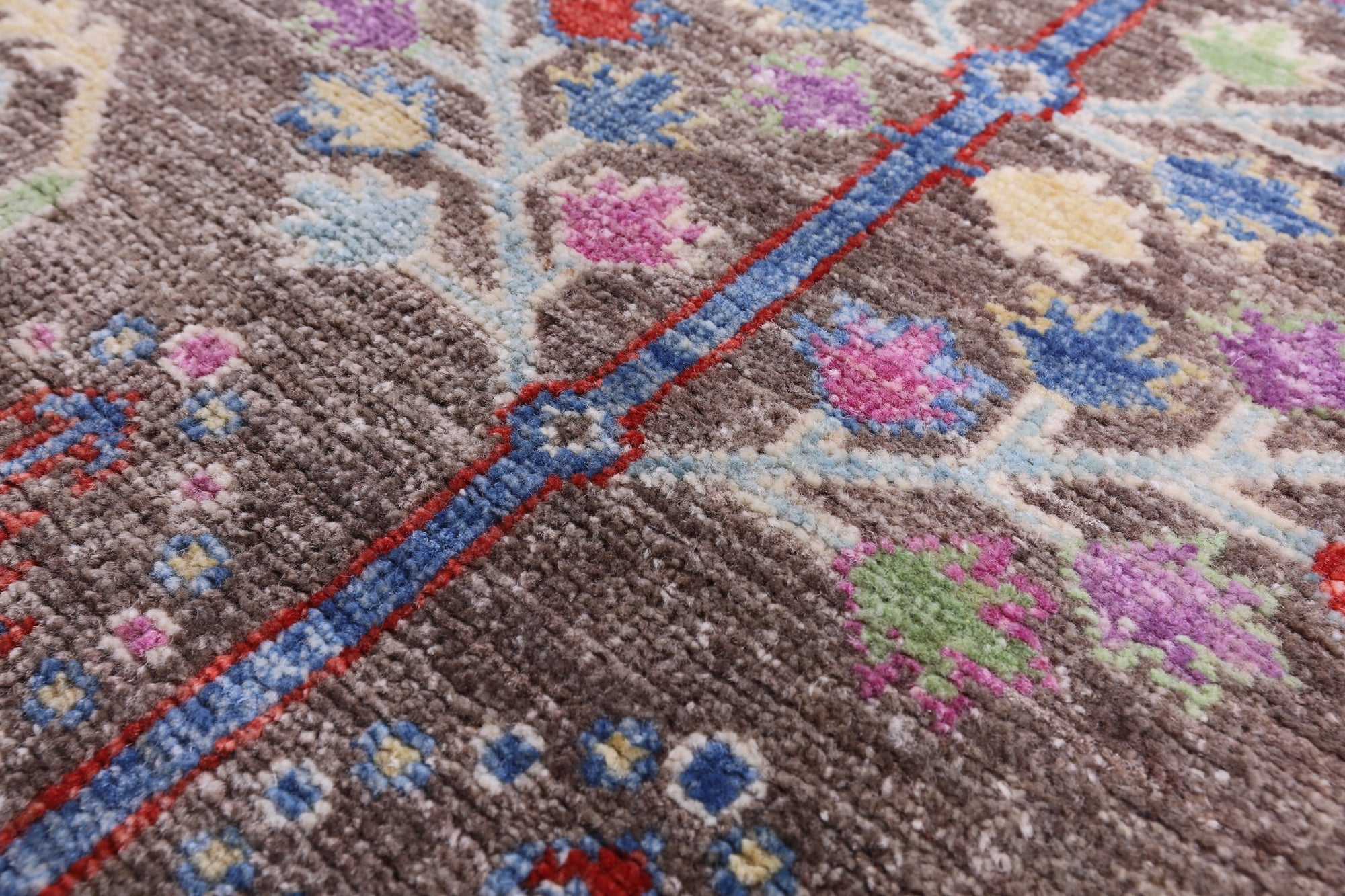 Persian Ziegler Hand Knotted Wool Rug - 8' 2" X 9' 9" - Golden Nile