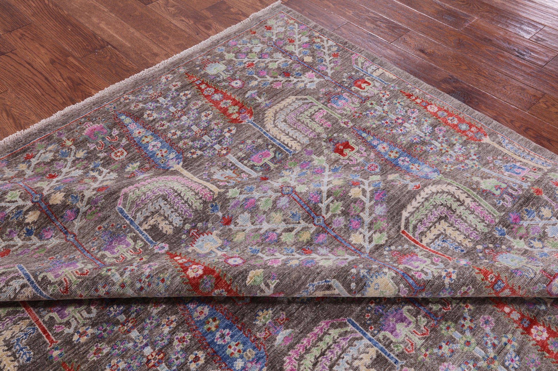 Persian Ziegler Hand Knotted Wool Rug - 8' 2" X 9' 9" - Golden Nile