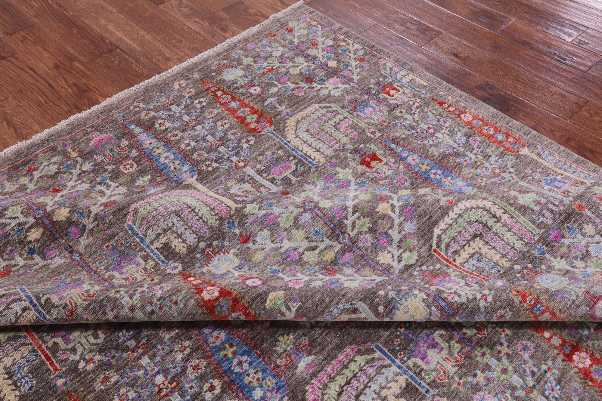 Persian Ziegler Hand Knotted Wool Rug - 8' 2" X 9' 9" - Golden Nile