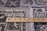 Grey Antiqued Pazyryk Historical Design Handmade Wool Rug - 7' 11" X 9' 11" - Golden Nile