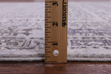 Grey Antiqued Pazyryk Historical Design Handmade Wool Rug - 6' 1" X 8' 10" - Golden Nile