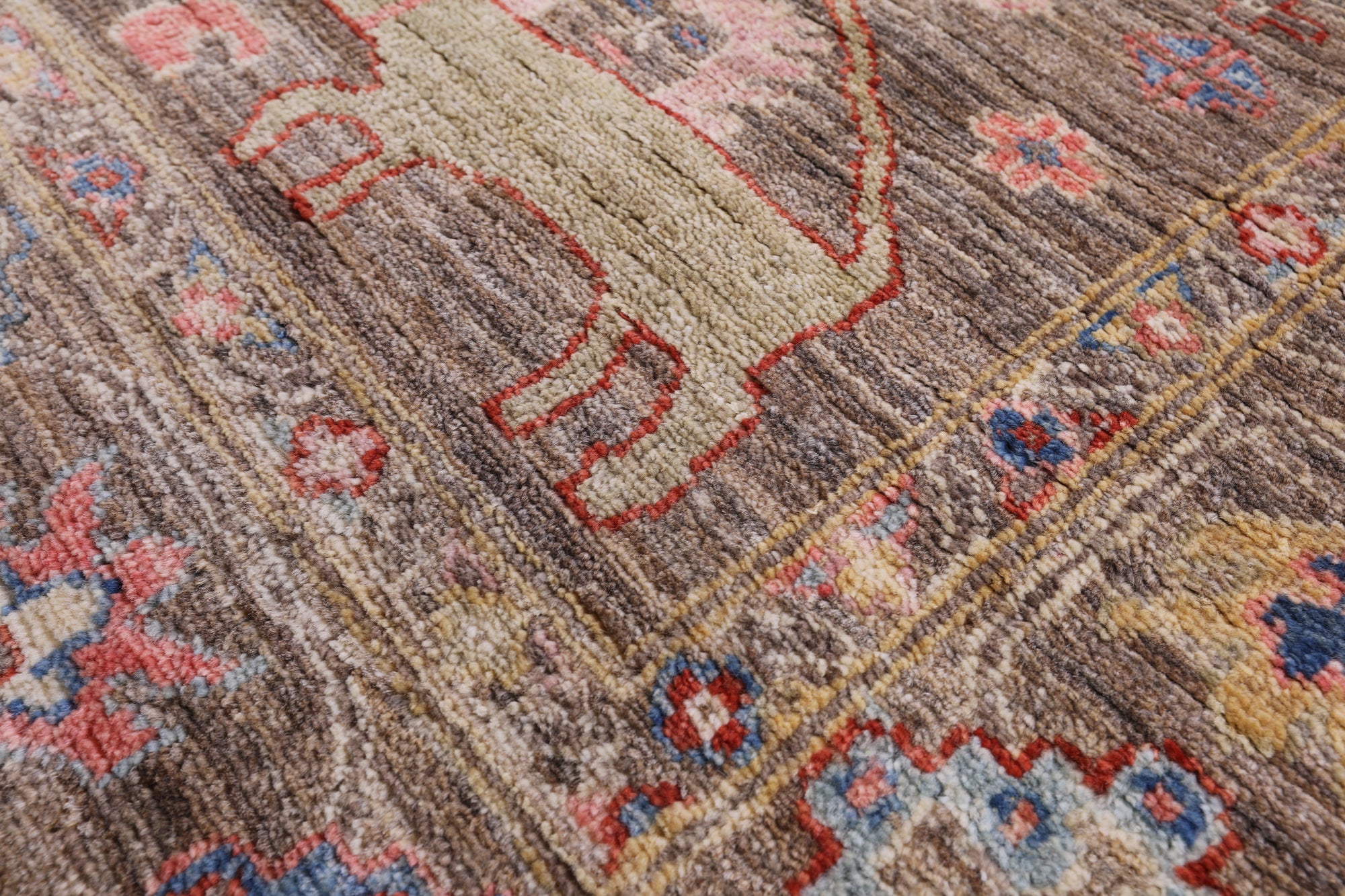 Persian Fine Serapi Hand Knotted Wool Rug - 6' 2" X 8' 9" - Golden Nile