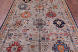 Tribal Persian Gabbeh Hand Knotted Wool Rug - 4' 11" X 6' 10" - Golden Nile