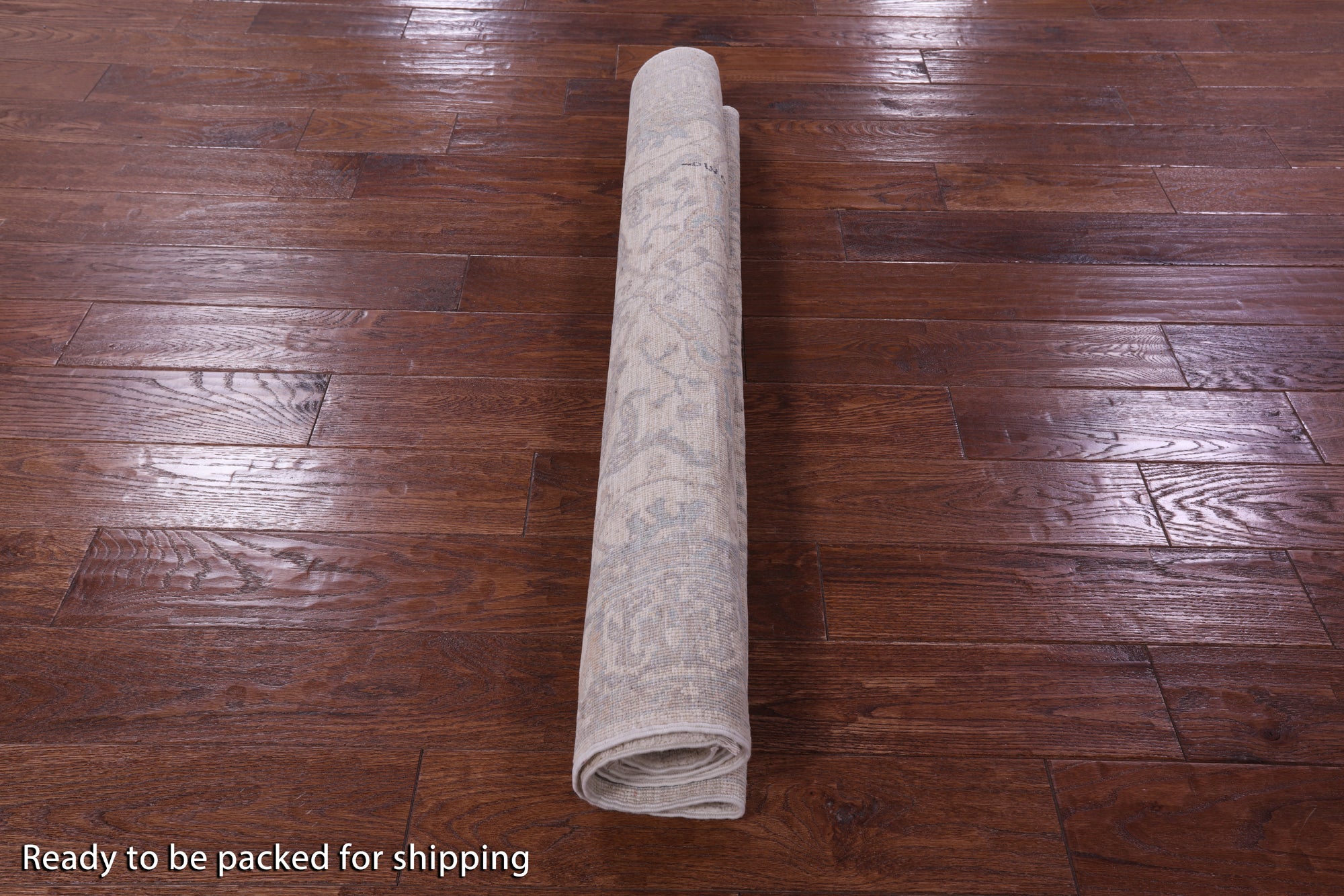 Ivory Turkish Oushak Handmade Wool Rug - 3' 10" X 5' 9" - Golden Nile