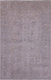 Ivory Turkish Oushak Handmade Wool Rug - 3' 10" X 5' 9" - Golden Nile