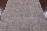 Ivory Turkish Oushak Hand Knotted Wool Rug - 4' 0" X 5' 9" - Golden Nile