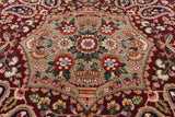 Blue Persian Tabriz Handmade Wool Rug - 8' 9" X 12' 2" - Golden Nile