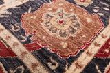 Red Persian Tabriz Handmade Wool Rug - 12' 0" X 17' 10" - Golden Nile