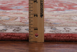 Red Persian Heriz Serapi Handmade Wool Rug - 8' 8" X 12' 3" - Golden Nile