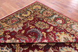 Red Persian Tabriz Handmade Wool Rug - 9' 2" X 12' 0" - Golden Nile