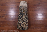 Black Persian Ziegler Hand Knotted Wool Rug - 9' 0" X 11' 9" - Golden Nile
