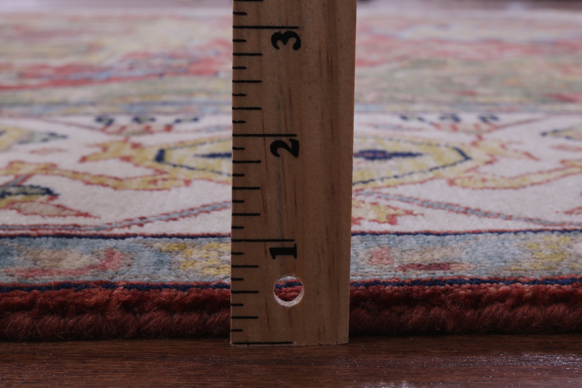 Rust Persian Fine Serapi Hand Knotted Wool Rug - 7' 10" X 10' 1" - Golden Nile