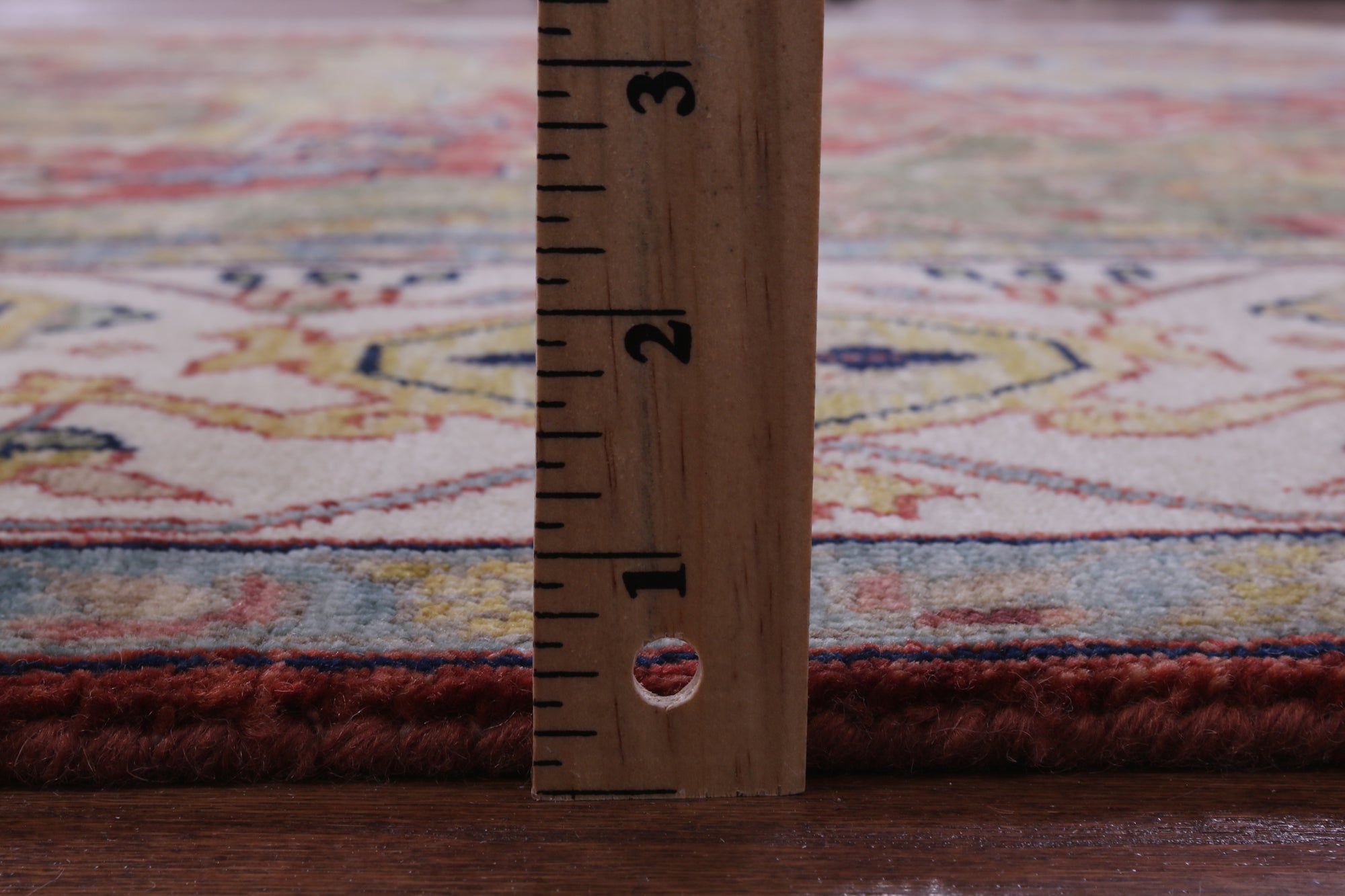 Rust Persian Fine Serapi Hand Knotted Wool Rug - 7' 10" X 10' 1" - Golden Nile