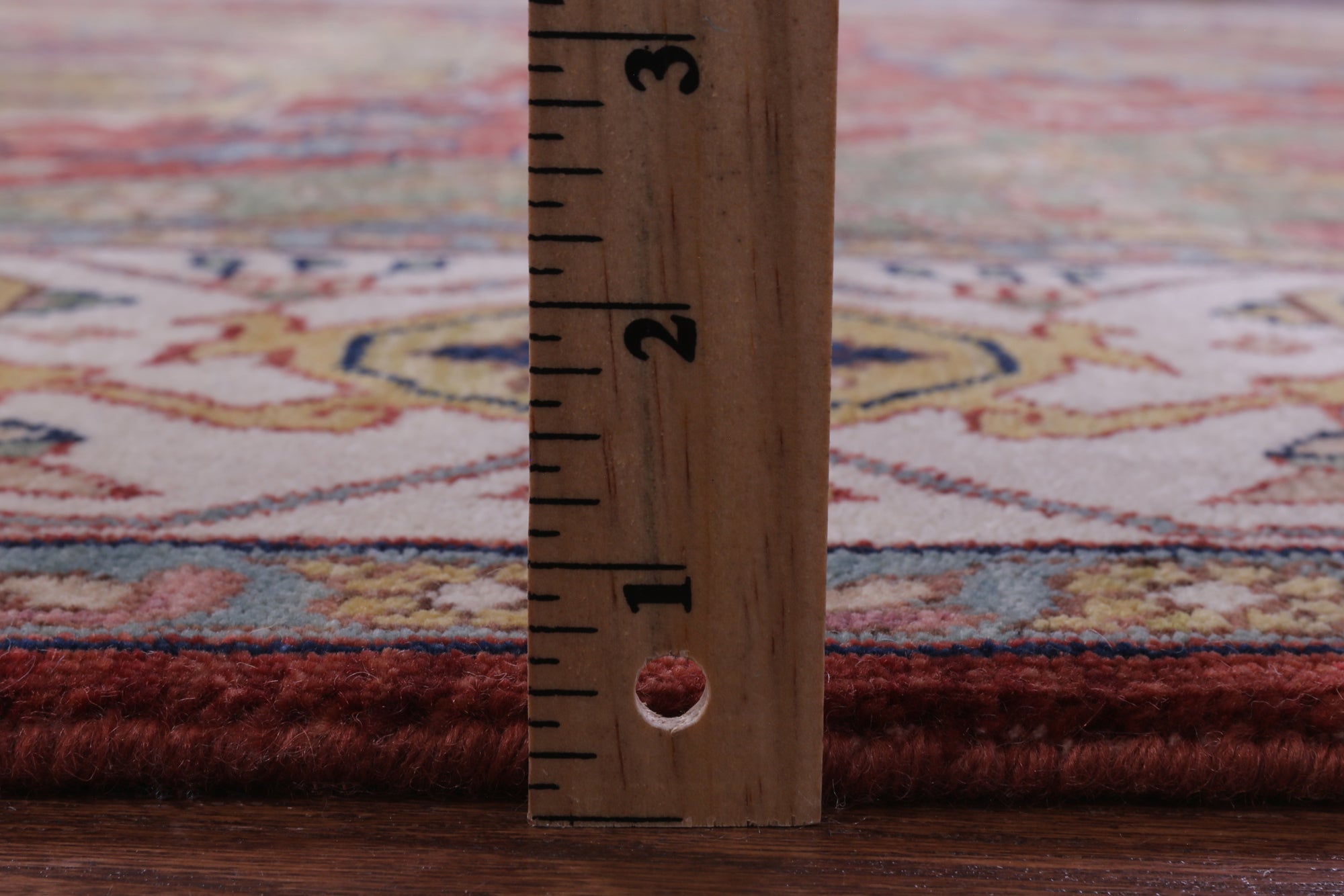 Rust Persian Fine Serapi Handmade Wool Rug - 7' 9" X 9' 9" - Golden Nile