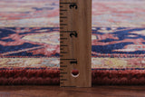 Rust Persian Fine Serapi Hand Knotted Wool Rug - 7' 11" X 9' 9" - Golden Nile