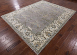 Turkish Oushak Hand Knotted Wool Area Rug - 8' 2" X 10' 1" - Golden Nile